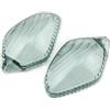 Xerial 2 lenti per indicatori di direzione anteriori o posteriori, compatibili con Honda MSX125 CRF250L CMX 300/500 Rebel NC700 NC750 CTX700 copertura per indicatori di direzione per moto, colore fumé
