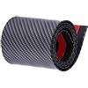 Akozon Protezioni per davanzali Adesivi per auto Protezione in gomma in fibra di carbonio Protezione universale(10X100 CM)