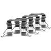 BESTPRICE SET ACCESSORI PASTIGLIE FRENO ANTERIORI PER ALFA ROMEO 159 BRERA 2.2 SPIDER ANNO 06-10