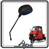 GSC RICAMBI SRL SPECCHIO SPECCHIETTO RETROVISORE LATO SINISTRO COMPATIBILE PER PIAGGIO APE 50 TUTTE LE VERSIONI.