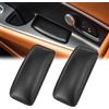 Wekuw 2 Pezzi Cuscino Per Bracciolo Auto, Supporto Universale Per Il Ginocchio Del Lato Guidatore, Ginocchiera In Pelle Dell'Auto, Ginocchiera In Pelle Per Sedile Auto, Per Interni Auto