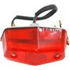 MERPLO Moto Fanale Posteriore Freno Fanali Posteriori Per Motociclette, Riflettori, Luci Di Stop, Componenti Per Fanali Posteriori Per Motociclette Lucas Replica 525 BSA 1955