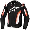 Alpinestars T-GP Air Giacca tessile da motocicletta perforata, nero/rosso/bianco, L