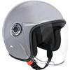 Dajiopao Caschi Da Moto Leggero, Casco Aperto Per Ciclomotore, Protezione Traspirante Con Visiera, Per Scooter, Moto Sportive, Pendolarismo E Avventure All'aria Aperta