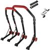 Sefis moto SEFIS D18 - Cavalletto per moto anteriore e posteriore, supporto per montaggio anteriore e posteriore, per moto (rosso, per Honda CMX 500/1100 Rebel)