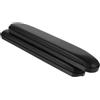 BELLIFFY Cuscini Bracciolo Sedia Rotelle, 2 Pezzi, Abs Nero, Supporto | Ricambio o Viti, Diametro 22,5cm, Interasse 10cm, per Carrozzina e Sedia Ufficio