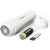 TOUCHBeauty Depilazione facciale per donne, depilazione impeccabile del viso per donne, rasoio per peli di pesca, peli del mento e baffi del labbro superiore, rasoio portatile da donna AG-1653 bianco