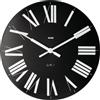 Alessi - Orologio murale - Nero - ABS - Designer Pier Giacomo Castiglioni