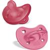 Chicco Gommotto silicone rosa 16-36 mesi 2 pezzi - Chicco