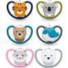 NUK Succhietto space silicone 0-6 m colori assortiti - NUK