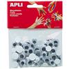 Apli 13263 Adesivi Acchi Tondi Mobili, 100 pezzi