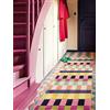 RugVista Flor, Tappeto, Moderni, 80 x 250 cm, Rettangolare, Pelo medio, Soggiorno, Camera da letto, Cucina, Corridoio, Lavabile solo a secco, Multicolore
