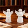 Skeadex Stampi in silicone a forma di angelo natalizio, 2 stampi in silicone 3D, forma di angelo, per Natale, per versare, in silicone, per candele in gesso (B)