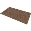 PARAMAISON Tappeto Passatoia Antiscivolo Ciniglia, Fondo Antiscivolo, Antimacchia, Multiuso, Lavabile | Marrone 50x300cm