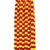 Naisha Ghirlanda di calendula artificiale in 2 colori rosso e giallo per decorazione, lunghezza 1,5 m, decorazione per la casa per feste Diwali, matrimoni indiani, Halloween, ghirlande di Natale