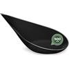 Maxi Products Scatola da 500 pezzi - Cucchiaio Catering Lacrima Finger Food 10,1 x 5 cm Colore Nero in plastica riciclabile - Special catering, eventi, coperchi, degustazione, food trucks e feste