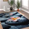 HOBBOY Tappeto lavabile 160x220cm Grandi tappeti morbidi per soggiorno camera da letto sala pranzo sotto il tavolo tappeto rosa a motivo floreale tropicale tappeti da interno a pelo basso
