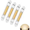 BRYXZZ Lampadina a LED R7S 118mm 30W Dimmerabile, Equivalente 300W Alogena Lampada, Bianco Caldo 3000K, 3000LM, Nessuno Sfarfallio (Bianco Calda E, 118mm 4pc)