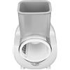SIXRUN Tritatutto Elettrico Ricaricabile per Verdure, Tagliaverdure Multifunzionale, Grattugia Automatica Comoda Casalinga (WHITE)