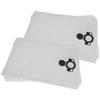 vhbw 10x sacchetto compatibile con Nilfisk Flex S 44 L AC, S44 aspirapolvere - microfibra, 52,5cm x 39cm Bianco