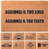 Generico Zerbino Personalizzato in Fibra di Cocco, 40x60 cm o 60x90 cm, Tappeto personalizzato Ingresso con Logo e Testo, Spessore 1,6 cm