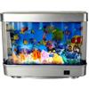 Generic Lampada notturna a LED artificiale per acquario, 32,5 x 9,5 x 28,5 cm, lampada decorativa per acquario