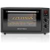 Sinotech Forno Elettrico Ventilato 45L,Timer digitale, Pareti smaltate, 1600W, Timer da1 min a 4h, Termostato 250°C, Funzione Yogurt, 5 Livelli di Cottura, Doppio Vetro, Nero