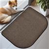 DOMUSTEX Zerbino Interno 60x90cm Semicerchio, Tappeto Antiscivolo e Lavabile in Lavatrice, Tappetino d'Ingresso Assorbenti per Cane, Corridoio, Bagno, Cucina