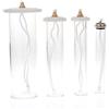 Holyart Candele, ceri, ceretti: Cartucce cera liquida in plexiglass per candele, 27 mm (1.1 inc.)
