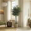 BLAINE | Ulivo 180cm | Piante Artificiali Decorative | Pianta Artificiale Grande | Piante Artificiali per Interni/Esterni | Pianta Artificiale Realistica Decorativa per la Casa