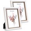 Shampsen Cornice portafoto bianca 13 x 18 cm, per montaggio a parete e display da tavolo