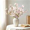 SOMYTING 3 fiori artificiali, rami di ciliegio, 90 cm, fiori artificiali, fiori primaverili, decorazione primaverile, fiori di seta, per casa, tavolo, matrimonio, ufficio, decorazione (rosa chiaro)