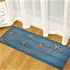 Morbuy Tappetino per Porta Ingresso, Zerbino Stampa Mare 3D, Antiscivolo, Lavabile, Morbido, per Interni Ed Esterni, per Bagno, Cucina, WC, Balcone (Tavola di Legno Blu,60x90cm)