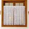 Treer Bellissimo Pizzo Voile Tende Corte per Finestre 1 Pezzo, Tende Cucina Moderne, Tendine Cucina con Tasca, Semitrasparenti, Decorazione per Finestre Piccole, per Bagno e Bistrò (Bianco,140x140cm)