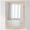CLAMARO 'Neo Collage' Specchio da parete 80 x 160 cm con cornice | Rovere Sonoma | Moderno specchio intero con cornice in legno di 38 mm | Include gancio in metallo e materiale per montaggio a parete