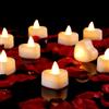 AMAGIC Set di 1000 petali di rosa artificiali e 12 lumini a forma di cuore - Set romantico per proposta di matrimonio, anniversario, San Valentino, decorazione da tavolo per matrimonio, bianco caldo