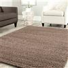 Teppich-Home Stella Shaggy Tappeto Colore Pelo Lungo Tappeti Moderni per Soggiorno Camera Letto Tinta Unita Colori - Nougat, 120x170 cm