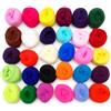 GIVBRO Calze in nylon multicolore con fiori in nylon, accessori per artigianato fai da te, 30 pezzi/lotto, colore casuale