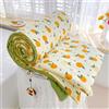 DOTBUY-SHOP Trapuntino Copriletto Estivo Primaverile, Fiori Trapunta Leggera, Cotone di Soia Copriletto Trapuntato per Letto Singolo, Letto Matrimoniale (Verde,200x230cm)
