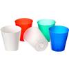 Holyart Candele, ceri, ceretti: Flambeaux plastica colorati (30 pz), Giallo
