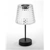 UTILISSIMI EDITACASA - Lampada da tavolo a energia solare per esterni, con sensore di luce, dimmerabile, luce bianca calda e RGB LED, senza fili, portatile, ricaricabile, per interni, esterni,terrazza,campeggio.