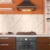 kina Adesivo Paraschizzi Cucina Effetto Marmo Protezione Piastrelle | Lavabile, Antimacchia, Antigraffio, Ignifugo, Idrorepellente, Misura 60x100 cm
