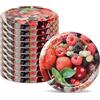 Pullmer Coperchio per bicchieri da 82 mm, tappo a vite, coperchio Twist-Off (frutta 16, 10 pezzi)