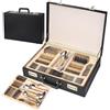Generic Set di posate in acciaio inox da 72/84 pezzi, set di posate lavabili in lavastoviglie con cucchiai e forchette, include scatola regalo valigia per la cucina di famiglia