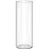 LIBOOI Vaso cilindrico in vetro, 30 cm, grande vaso da fiori per centrotavola, vaso alto in vetro per erba della pampa, portacandele rotondo per soggiorno, bagno, decorazione per la casa, 10 x 30 cm