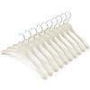 Mainetti Grucce in Velluto Antiscivolo, per Camicie, Giacche, Maglieria, Abiti Bretellati, Appendini Salvaspazio, Leggeri, Made in Italy, Set 10 Pezzi (Beige, 38 cm)