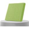 AQIGR Cuscino per Sedia da Ufficio in Memory Foam Rimovibile Cuscini Sedie Esterno e Interno 40x40 45x45 50x50, Tessuto di lino, con Cerniera per Sedie da Cucina, Giardino, Patio(Fruit Green,45x50cmx5cm Thi