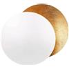AAOTE Applique da parete per interni Rotonda Rame dorato Soggiorno Concetto di luna creativa Solar Eclipse Lampada da parete Corridoio nordico Scale Camera da letto Comodino Applique Corridoio Corridoio Ill