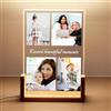 HOJKOUD Regalo Personalizzato, Lampada Personalizzata Con Foto, Regali Fidanzata, Regali Personalizzati Per Lui, Regalo Anniversario. (Stile 04)