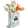 HOMKULA Pride and Prejudice - Vaso per fiori, perfetto per librerie o librerie, vaso in ceramica a forma di libro per gli amanti dei libri